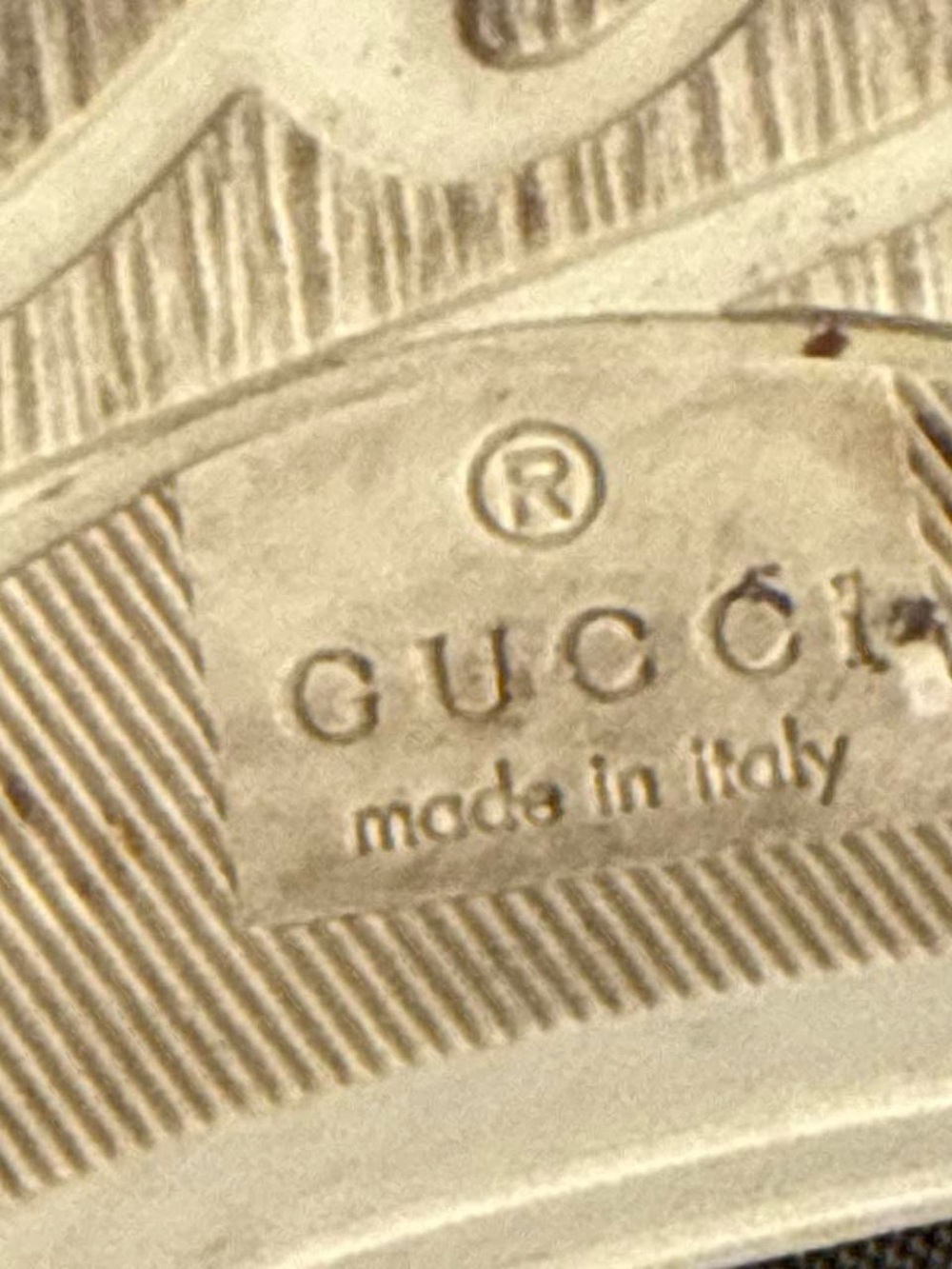 Gucci 342048 Green Paisley Canvas Low Top Lace Up Sneakers Men’s G 8.5 Italy - Picture 6 of 7